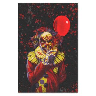 Scary Halloween Clown Costume Party Tissue Paper