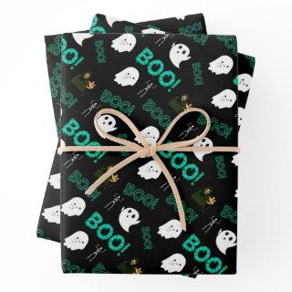 SCARY SPOOKY SEAMLESS HALLOWEEN PATTERN  SHEETS