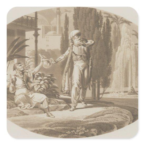 Scene from 'The Marriage of Figaro' Square Sticker