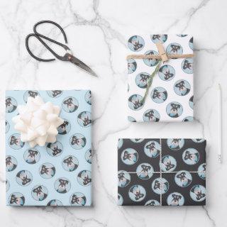 Schnauzer Painting Miniature Uncropped Pet Dog Art  Sheets