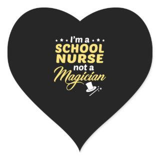 School Nurse Heart Sticker