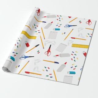 School Office & Crafts Supplies Pattern