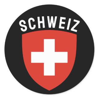 Schweiz (German-speaking Switzerland) Classic Round Sticker