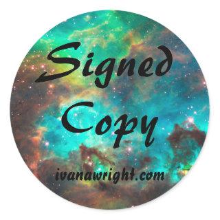Sci Fi Signed Copy with URL Stickers