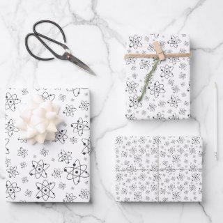 Science Chemistry Atom Symbol B & W Theme  Sheets