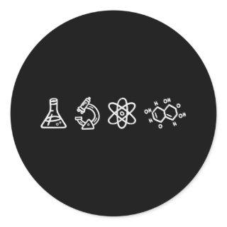 Science Elements Classic Round Sticker