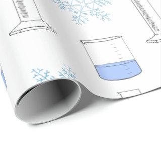 Science Snowflake Beaker Graduated Cylinder Winter