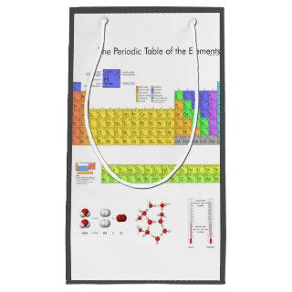 Scientific Periodic Table of the Elements Small Gift Bag