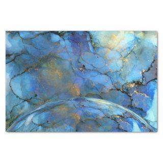 Scifi Colorful orb abstract background Tissue Paper