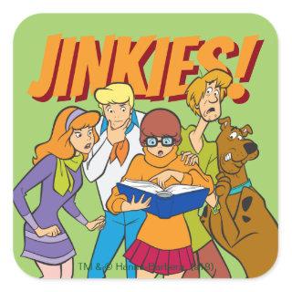 Scooby-Doo and the Gang Investigate Book Square Sticker