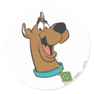 Scooby-Doo Happy Face Classic Round Sticker