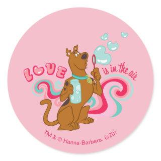 Scooby-Doo - Love Is In The Air Classic Round Sticker