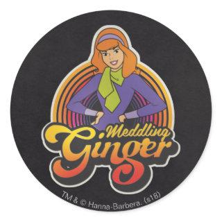 Scooby-Doo | "Meddling Ginger" Daphne Classic Round Sticker