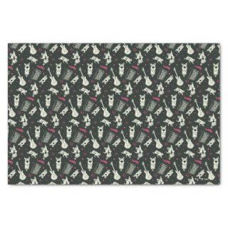 Scooby-Doo Punk Guitar and Amp Pattern Tissue Paper