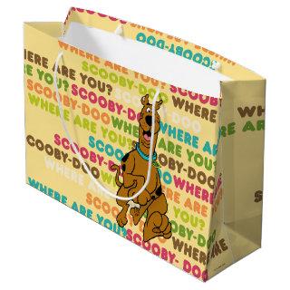 Scooby-Doo Running "Where Are You?" Large Gift Bag