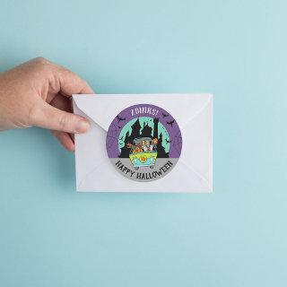 Scooby-Doo Spooktacular Halloween Party Classic Round Sticker