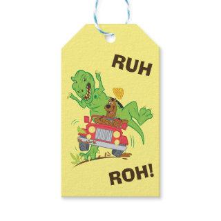 Scooby-Doo T-Rex Attack Gift Tags