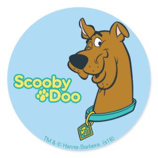 Scooby-Doo Winking Classic Round Sticker