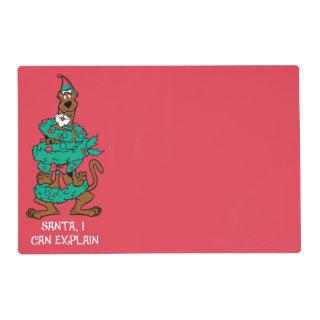 Scooby-Doo Wrapped In Wreaths Placemat