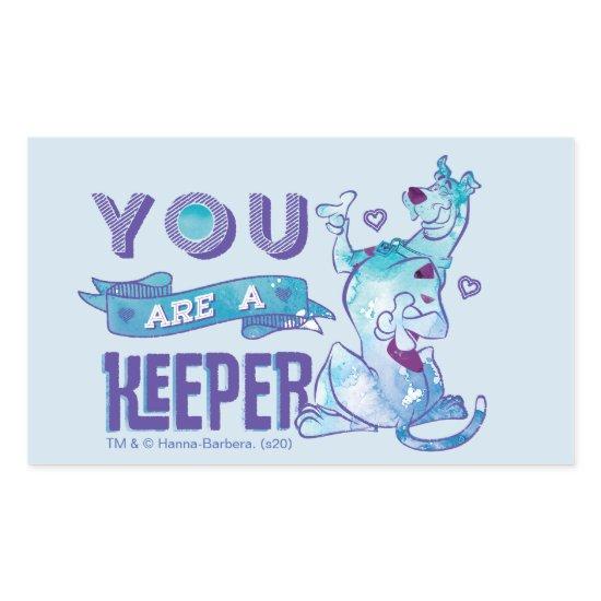 Scooby-Doo - You Are A Keeper Rectangular Sticker
