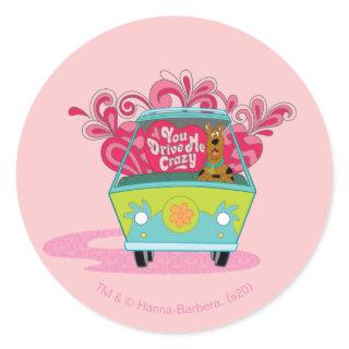 Scooby-Doo - You Drive Me Crazy Classic Round Sticker