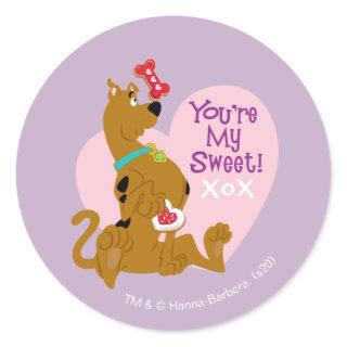 Scooby-Doo - You're My Sweet Classic Round Sticker