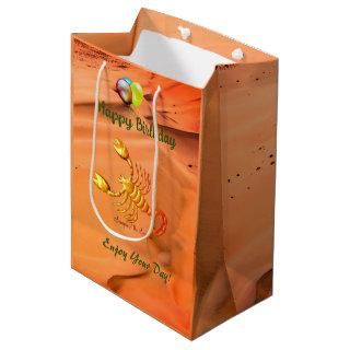 Scorpio Birthday October 23 – November 21)  Medium Gift Bag