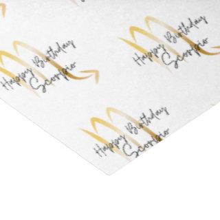 Scorpio Birthday Wrap Tissue Paper