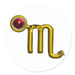 SCORPIO CLASSIC ROUND STICKER