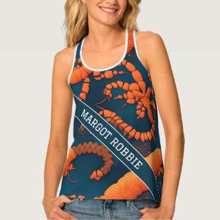 Scorpion Geometric Colorful Personalized Pattern Tank Top