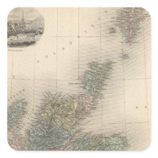 Scotland 4 square sticker