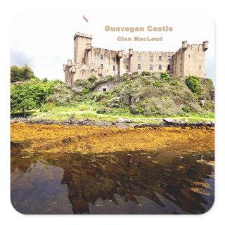 Scotland Dunvegan Castle – MacLeod Clan Square Sticker