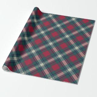 Scott Red Green Modern Scottish Tartan