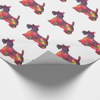Scottie Dog Breed Geo Silhouette Multi