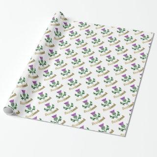 Scottish emblem thistle