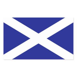 Scottish Flag Rectangular Sticker
