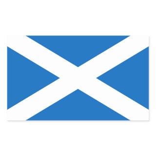 Scottish Flag Rectangular Sticker