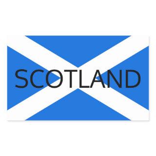 Scottish Flag Scotland stkcn Rectangular Sticker