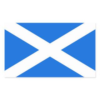 Scottish Flag stkcn Rectangular Sticker
