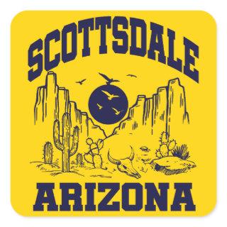 Scottsdale,Arizona Square Sticker