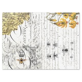 Script Bee Decoupage Tissue Paper