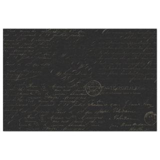 Script Handwriting Handwritten Ephemera Decoupage Tissue Paper