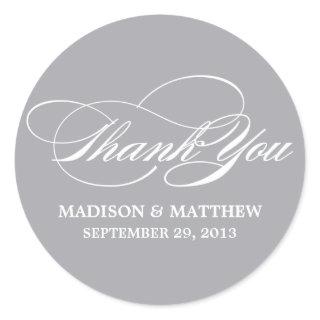 SCRIPTED | WEDDING THANK YOU FAVOR LABEL