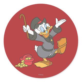 Scrooge McDuck Classic Round Sticker