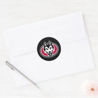 SCSU Huskies Classic Round Sticker