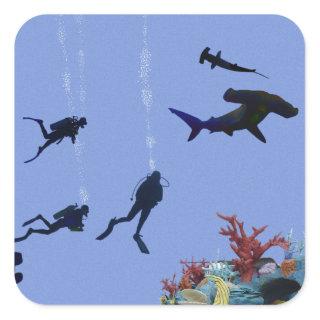 SCUBA diver's dream sticker