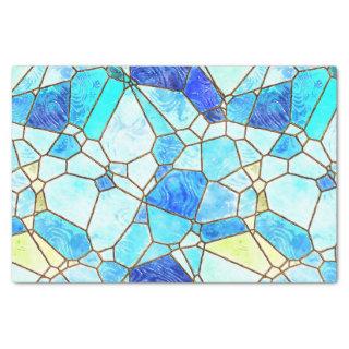 Sea Glass Stained Glass Decoupage Tissue Paper