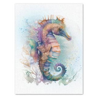 Sea Horse Watercolor Tissue Paper
