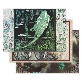 SEA MAIDENS HEAVY WEIGHT DECOUPAGE  SHEETS