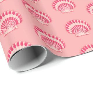 Sea shells - shades of coral pink